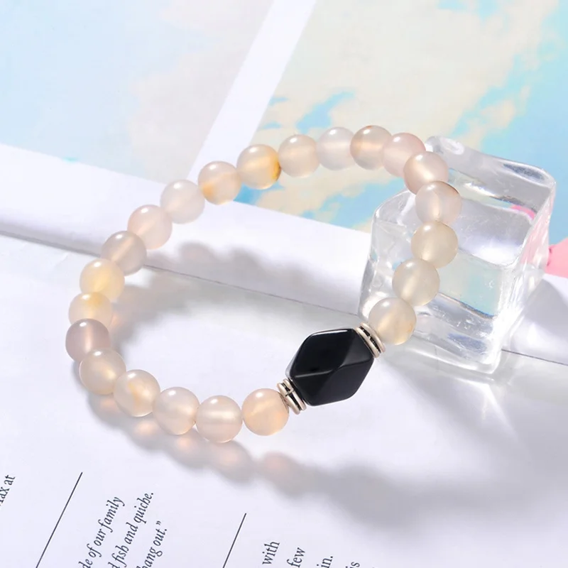 

2021 Fashion designer charms for bracelets natural stone anklet Gemstone Bracelet Pour Homme Agate Beads Bracelet For Women