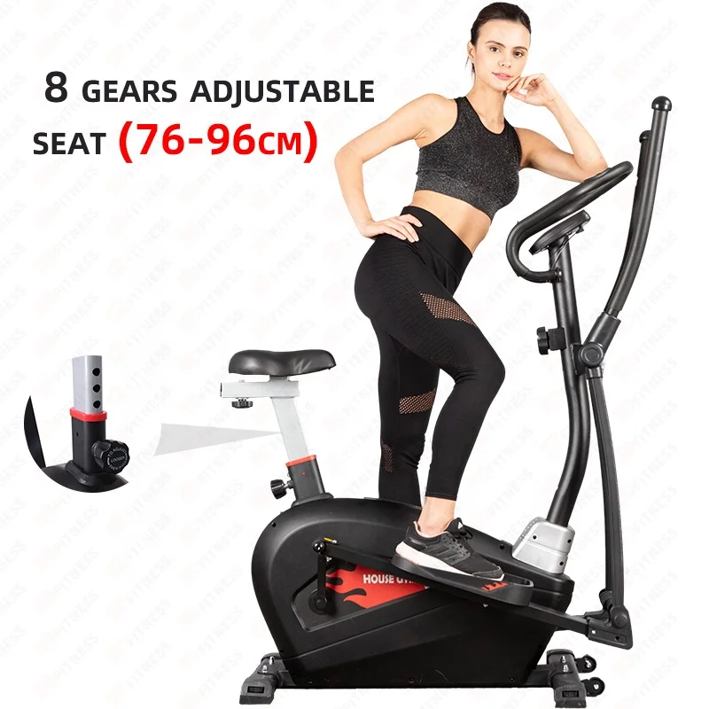 

SD-E03 3 in 1 Multi-functional Fitness Equipment Bike Low-impact Machine Magnetic Elliptical Trainer