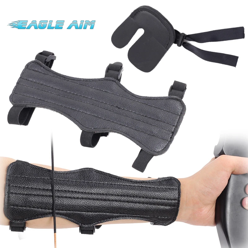 

Archery PU Leather Protector Set Arm Bracer for Hunting Accessories