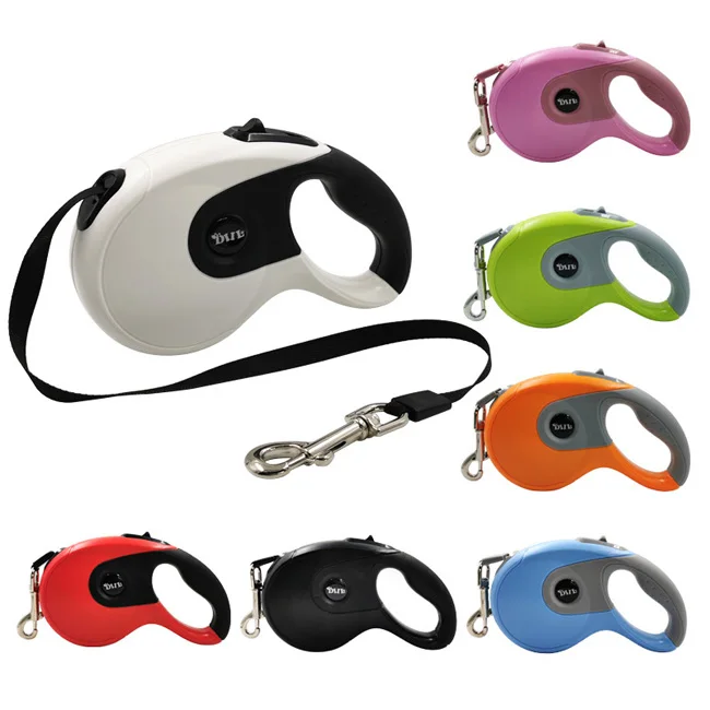 

Dropshipping 5M Dog Lead Extending Pet Leashes Collars Walking Retractable Auto Dog Leash