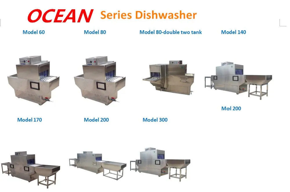 Fully automatic dish washing kitchen appliances hotel school restaurant commercial Stainless Steel dishwasher machine