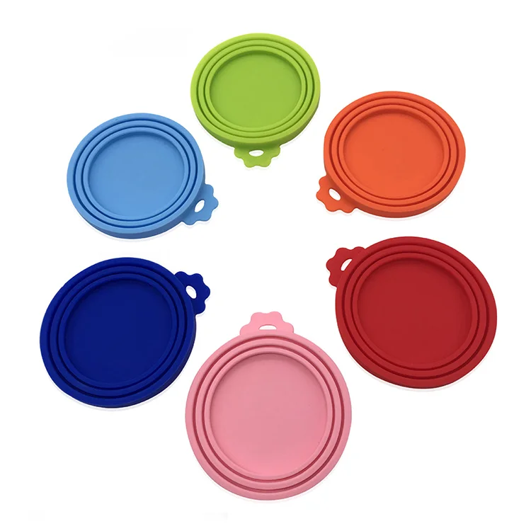 

Size Customized food grade silicone stretch pet can covers