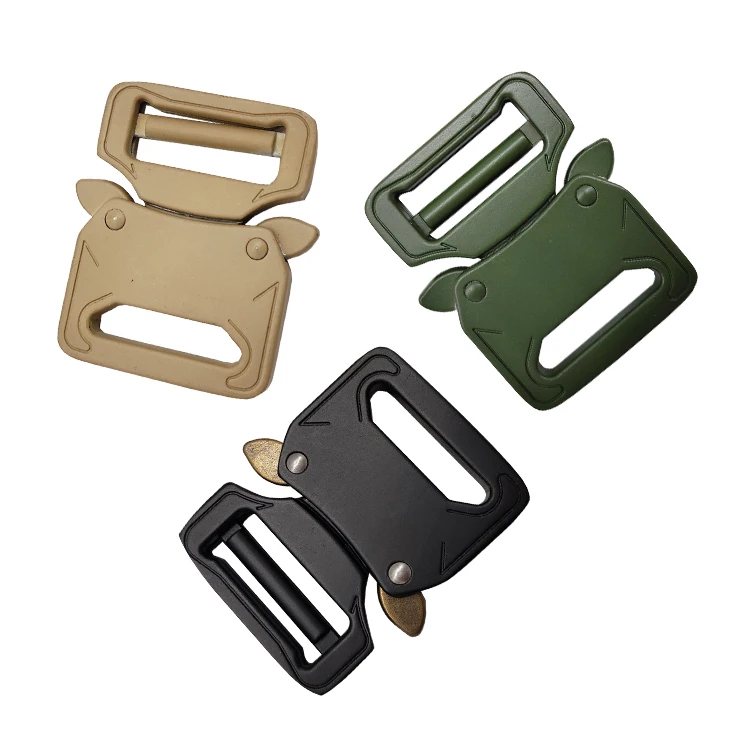 

27mm Black Adjustable Shoulder Bag Strap Backpack Metal Quick Release Buckle, Black or other colors