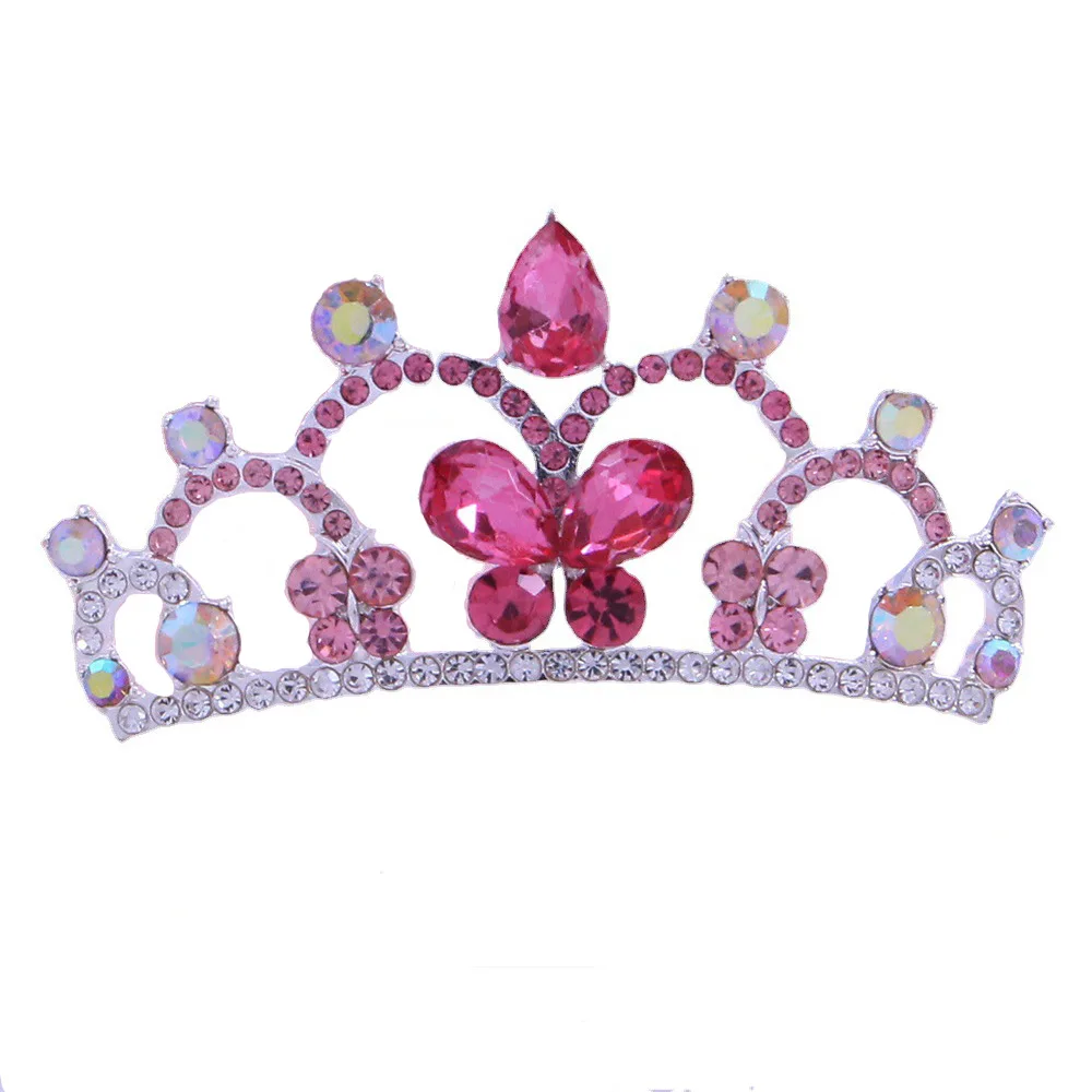 

Kid Hair Accessory Children Headdress for Baby Girl Exquisite Shiny Rhinestone Crown Kid Tiara Princess Hairband