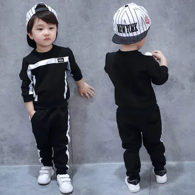 

2020 spring and autumn kids fancy clothes new children's slip casual two-piece suit baby boys' clothing sets