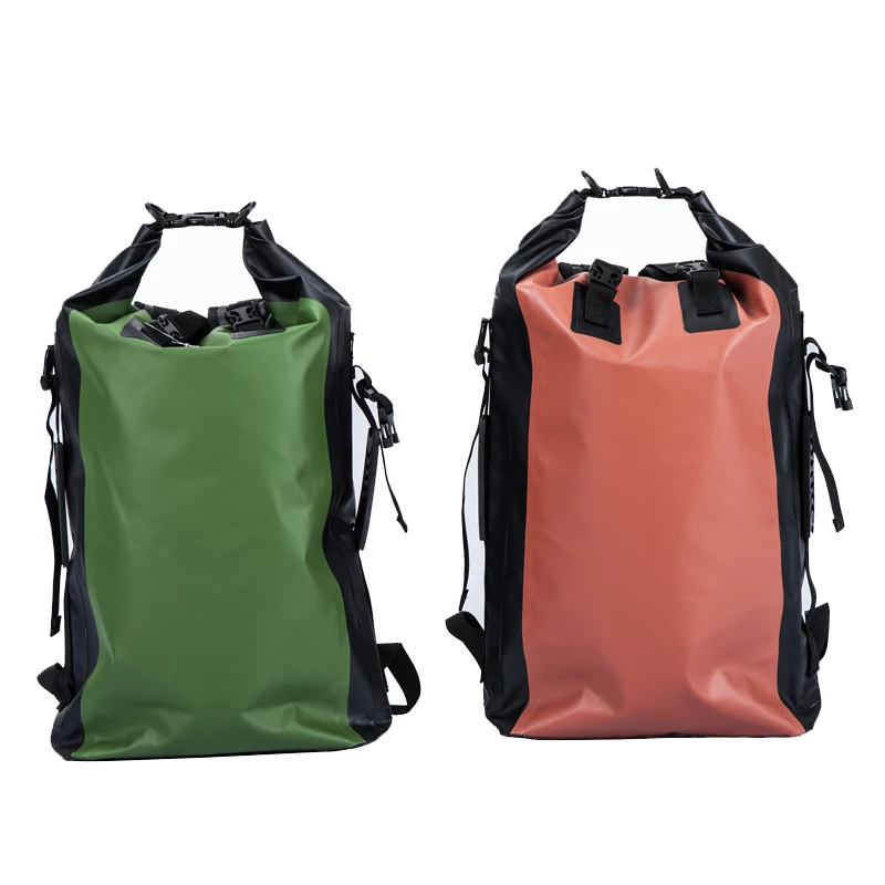 

New Come PVC Waterproof Dry Bag Sets Outdoor Sports Dry Bag for Water Resistant Floating Boating Camping Biking, Green/red