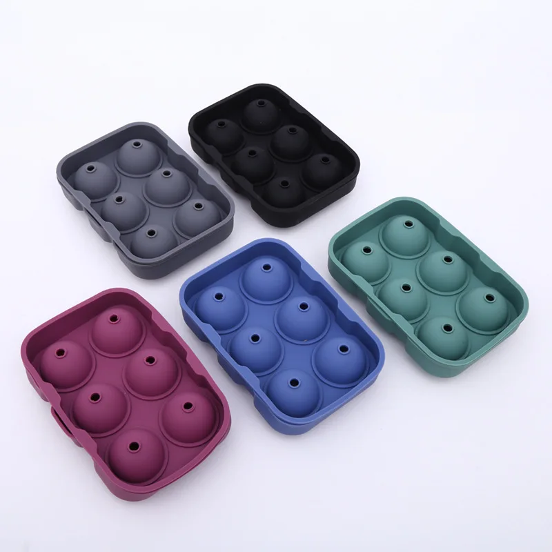 

Summer Key Whiskey Big Ice Ball Mold Silicone Ice Trays Cube Molds for Cocktails, Various colors available