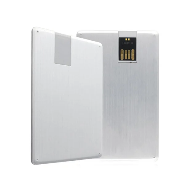 

Credit Card USB Top Selling Shinny Matt Metal 2GB Credit Card USB Flash Drive