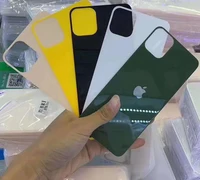 

9H Tempered glass screen protection Color back for iphone 11 pro max 6.5 6.1 5.8