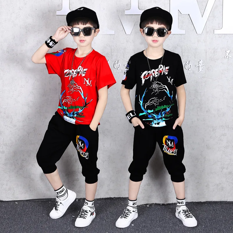 

2pcs Baby Boy Summer Clothing Set/ Infant Clothes Suit/ Toddler animal print T-shirt +short pant baby boy clothes set