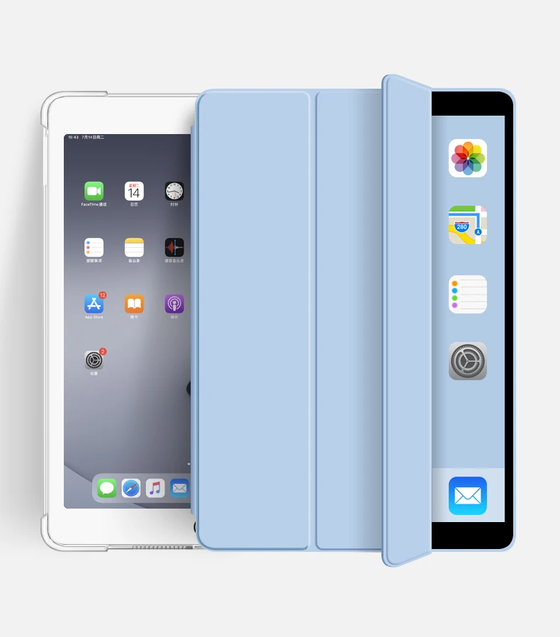 

Flexible Silicone protective Cover for iPad 9.7 2017/2018 Clear TPU case