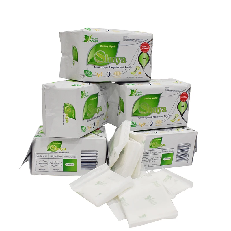 

Manufacturer Shuya anion sanitary napkin pads panty liner
