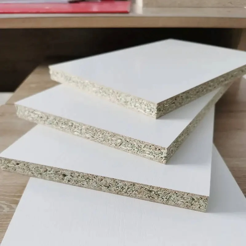 

Top Quality Home Furniture Used 16/18/25 mm Customized Melamine Chipboard Flakeboards Particle Board