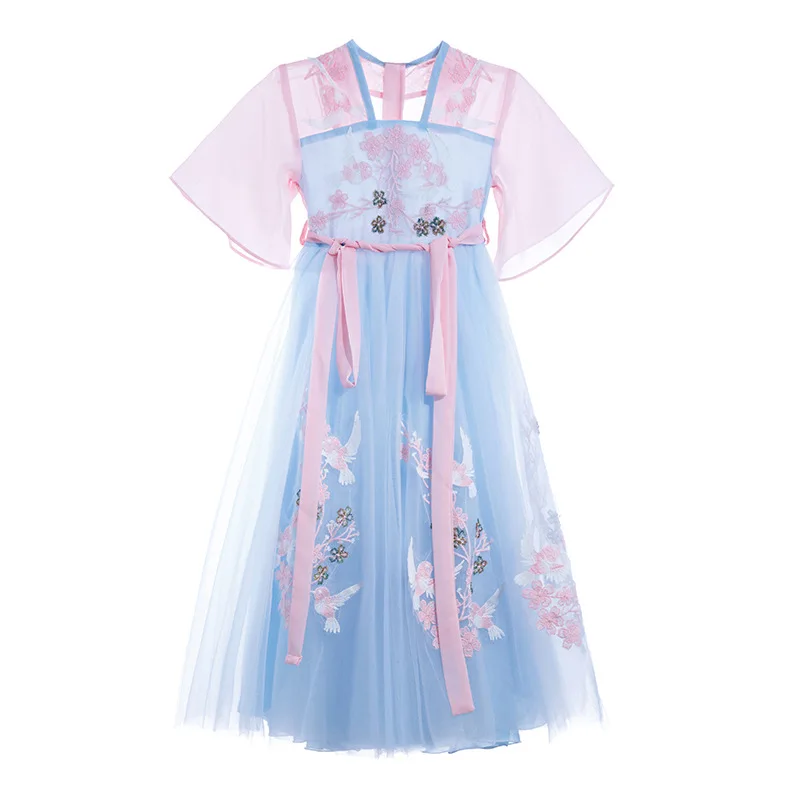 

Girl Hanfu Tradicional Kleid Kid Anak Vestido Dress Chinese Traditional Costume Fairy Girl Hanfu For Children, Ten great iii of peach blossoms hanfu cloths anhui gown classical yiwu