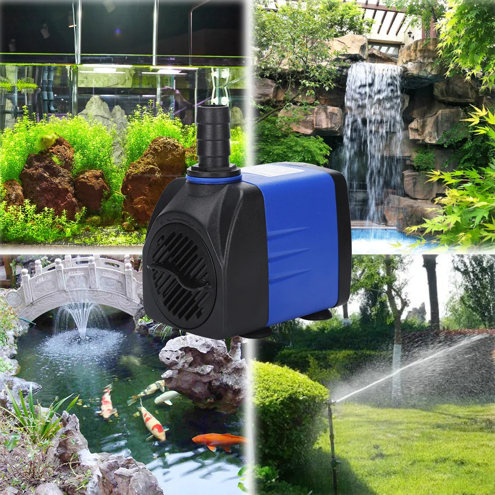 1.5m 800l/h Water Flow Indoor Hydroponic Submersible Water Pump Ez304