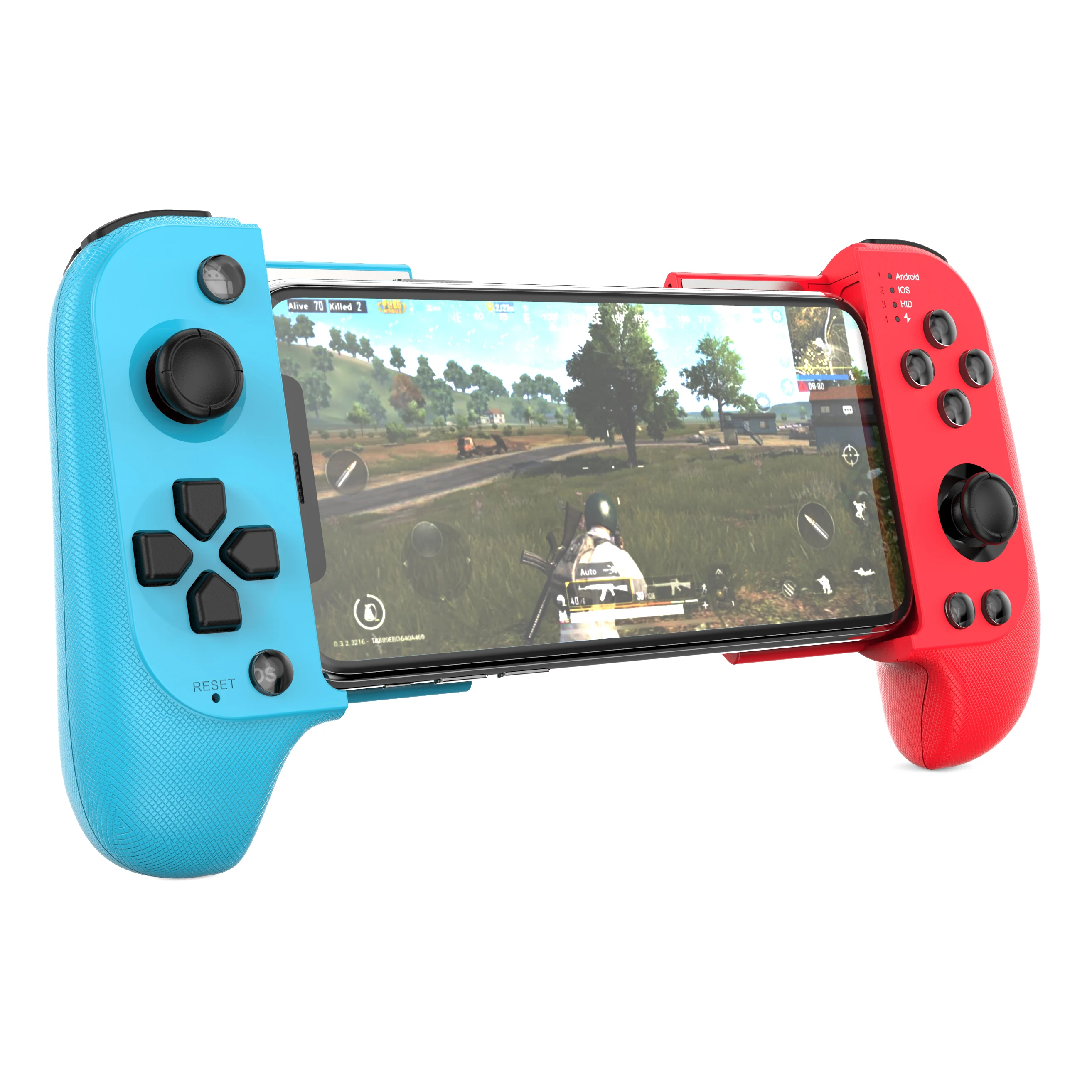 
Wireless Bluetooth Android IOS mobile game controller vertical screen game gamepad for PUBG joystick & game controller 