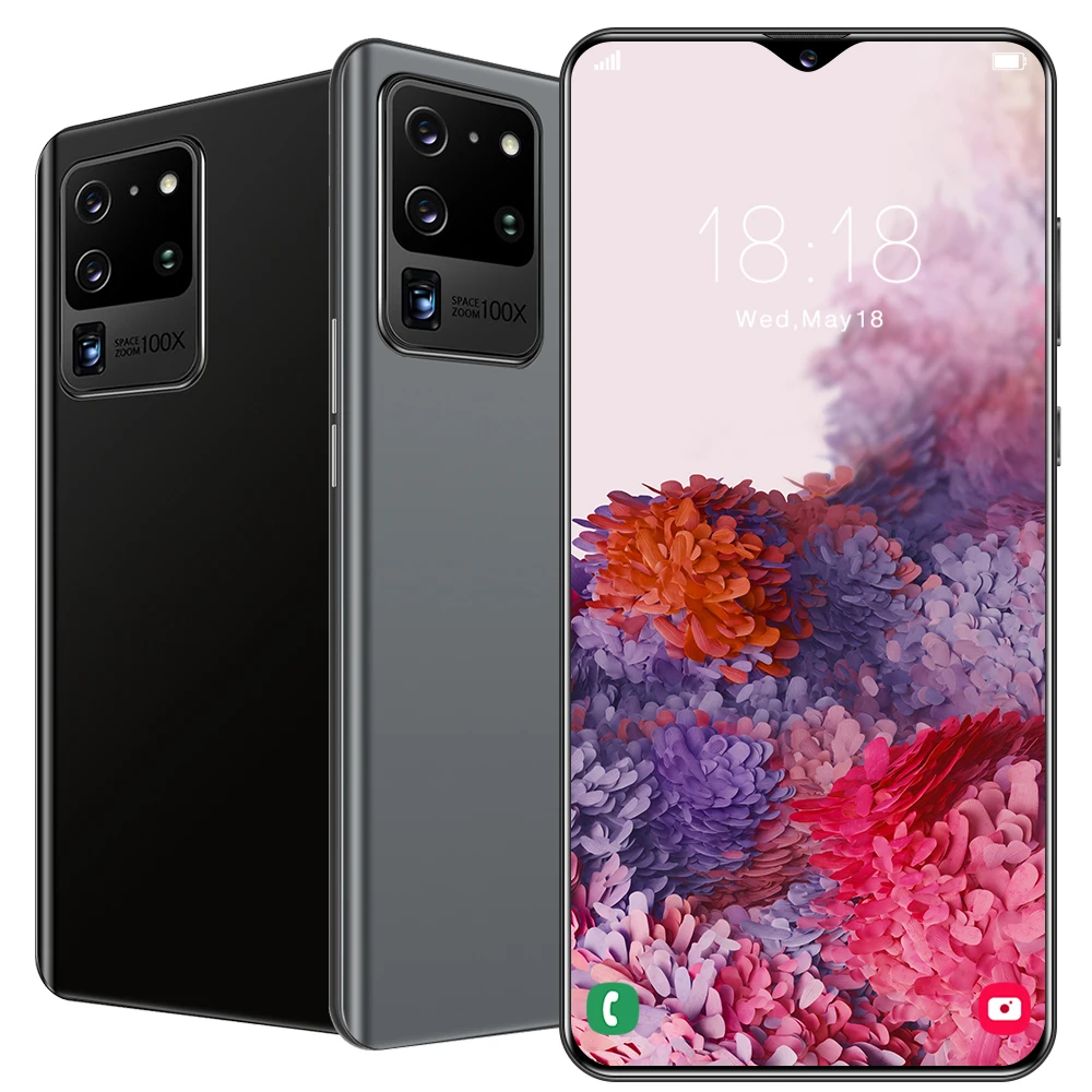 

S21u new mobile phone ul-tra clear water drip screen 6.6inch dual card dual standby 5g mobile phone 4 + 64GB memory