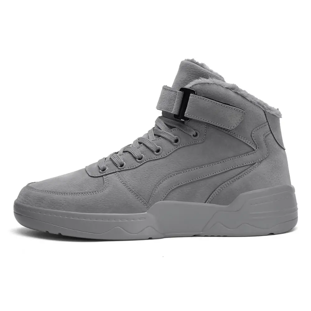 

New Model High Top Fashion Casual Warm leather cotton sneaker