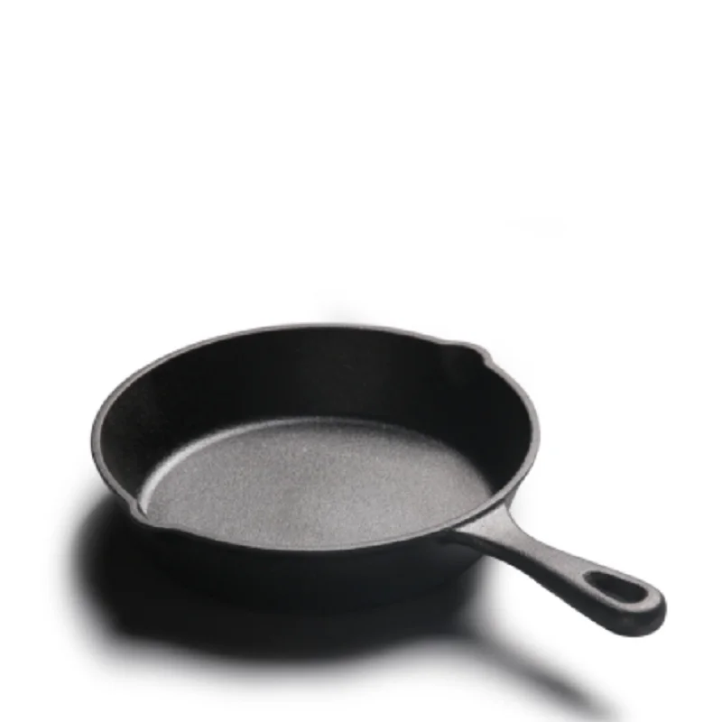 

New outdoor camping cast-iron small frying pan  mini non-stick pan