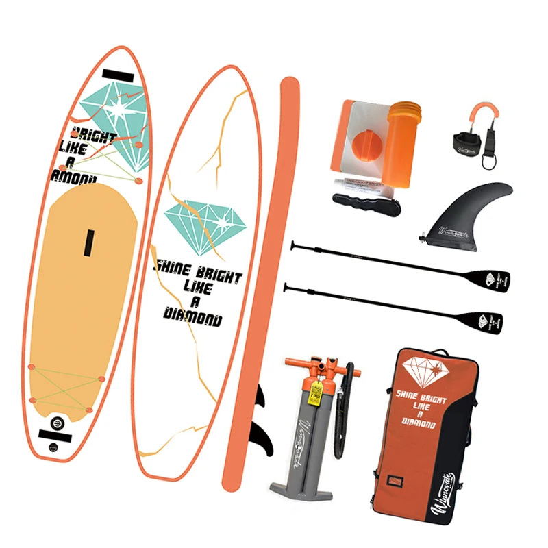

WINNOVATE917 Drop Shipping inflatable stand up paddle board supboard wood