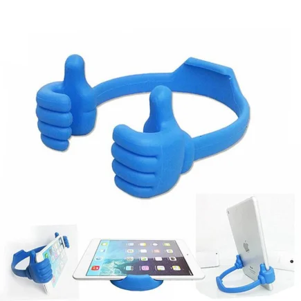 

Thumb Shape Portable Mobile Cell Phone Tablet Phone Holder, Multiple colors