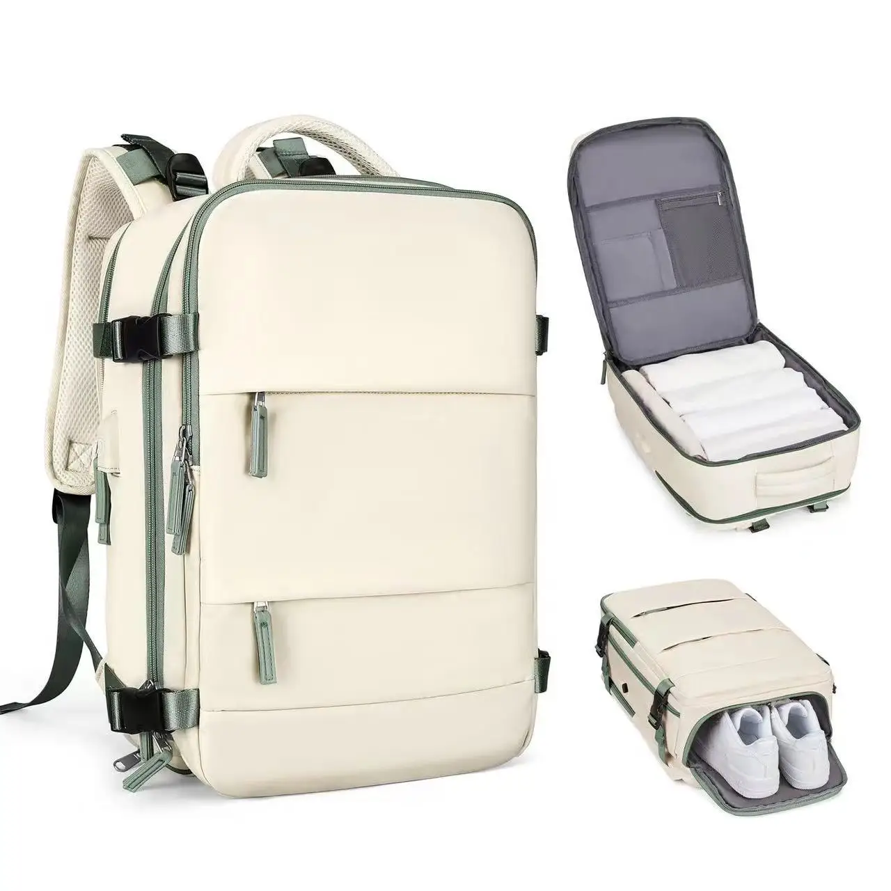 MKW2042 Large Capacity Duffel Bag Dry and Wet Travel Backpack Bag Waterproof Luggage Bags for Trip