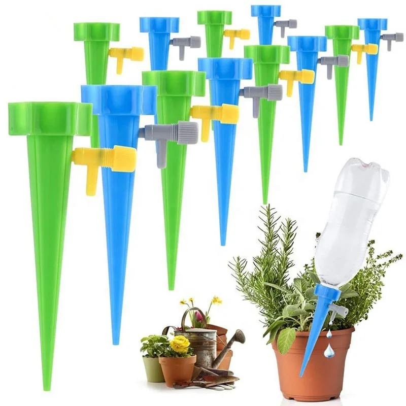 

Watering Spikes Auto Drip Irrigation Watering System Dripper Spike Kits Garden Household Plant Flower Automatic Waterer Tools