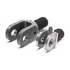 M6 6mm Female Thread 1/4 Metal Y Clevis Joint Pneumatic Cylinder Piston Rod Clevis Linking on Gas Springs