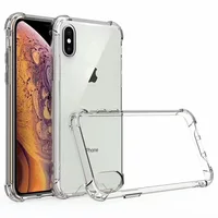 

DropProof Airbag Hard PC+TPU Soft Case for iphone XS XR MAX 10 X 6 6s 7 8 Plus XsMax Plastic+Silicone Clear Phone Cover Shell