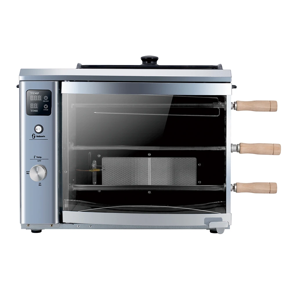 
38L Digital Timer Rolling Baking Electrical Gas Toaster Oven 