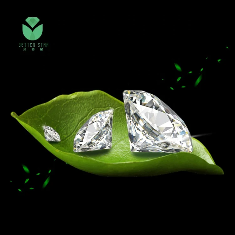 

10point to 20point DEF color VS SI clarity HPHT polished lab grown diamond round cut synthetic diamond