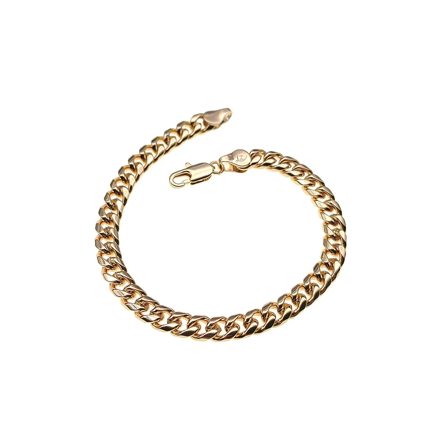 

031B1 Xuping new wholesale price 19 cm Cool and stylish cuban link Bracelet jewelry