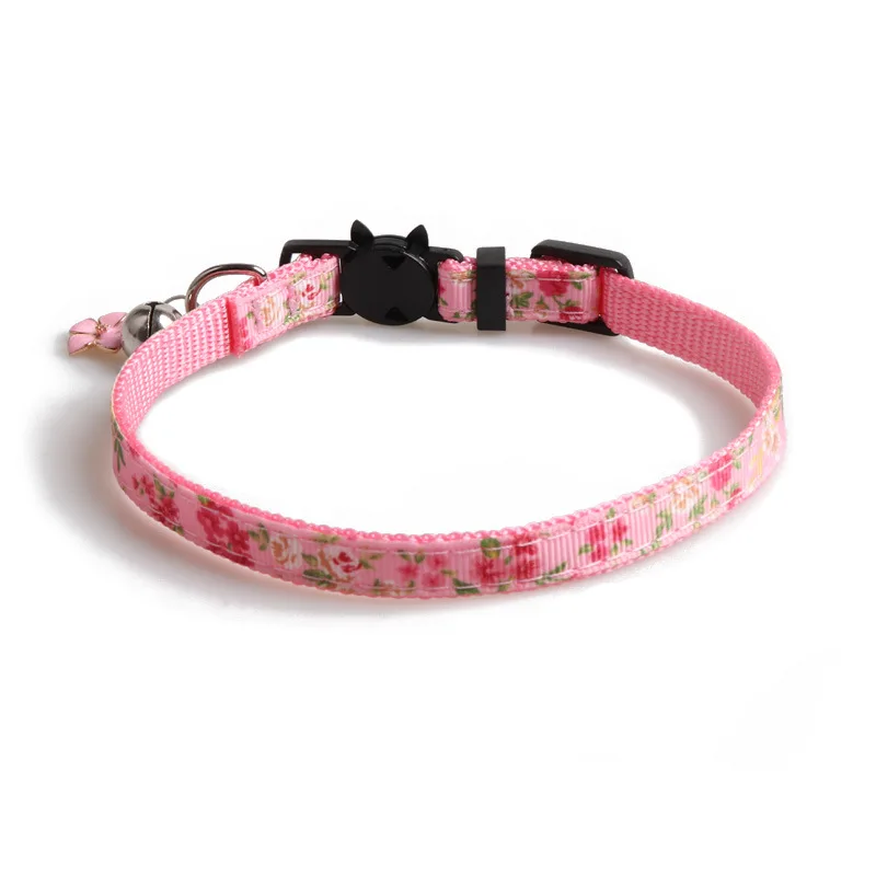 

Cute Ribbon For Floral Designer Inspired Collar Fashion Brand Pet Plastic Buckle For Cat Macrame Dog Collar, Flower