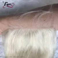 

virgin cuticle aligned hair 613 blonde closure 5*5 lace closure HD lace frontal hd lace closure from factory