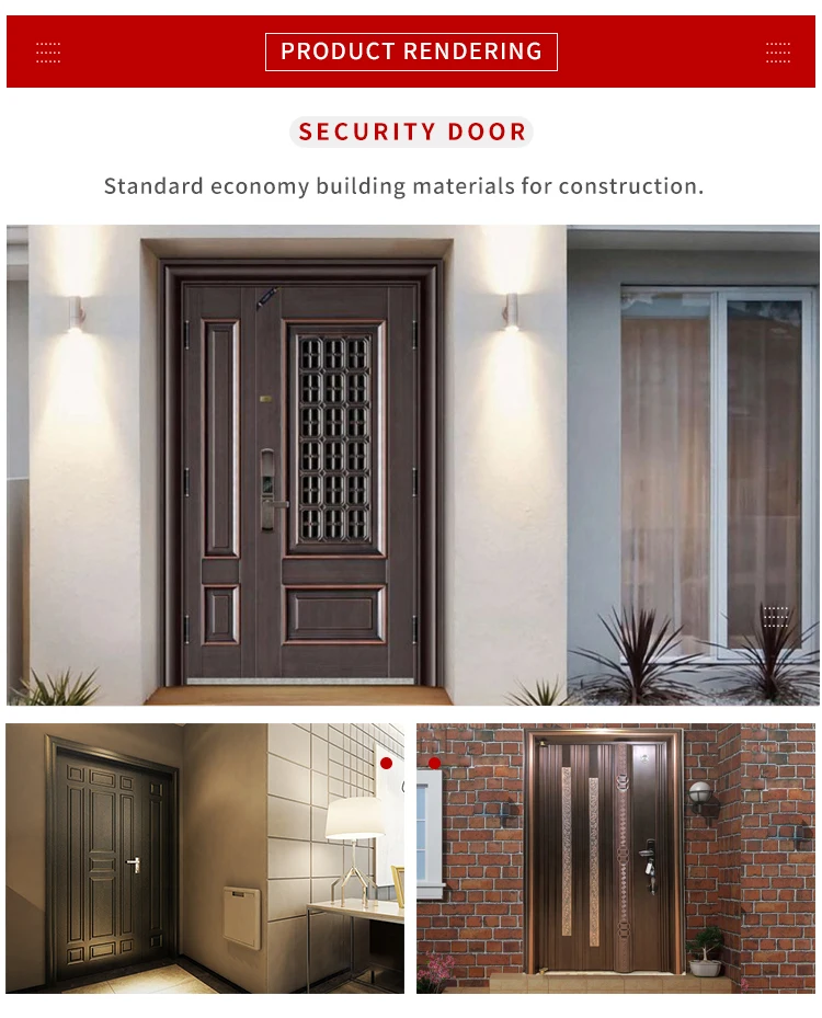 Castle Made Ecology Material Steel Inequality Door