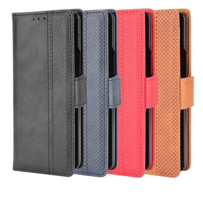 

Fashion Magnet Flip Wallet Leather Phone Case For Samsung Galaxy Z Fold 3