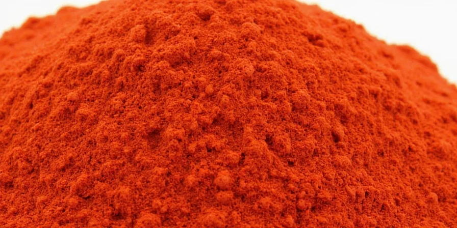 Spice jars filled with different types of paprika