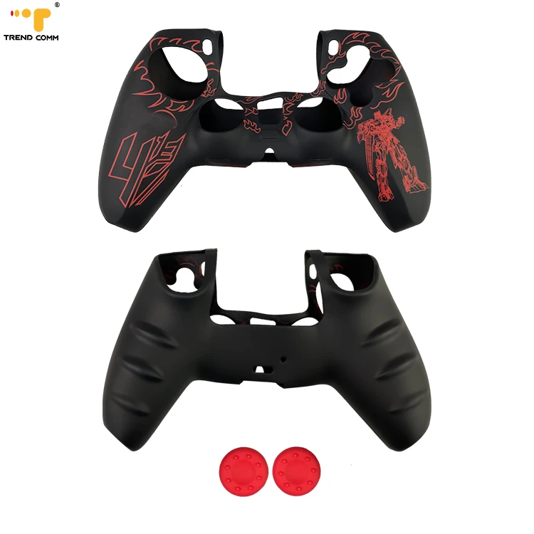 

New Custom Laser Silicone Case Silicone Controller Skins For PS5 Accessories