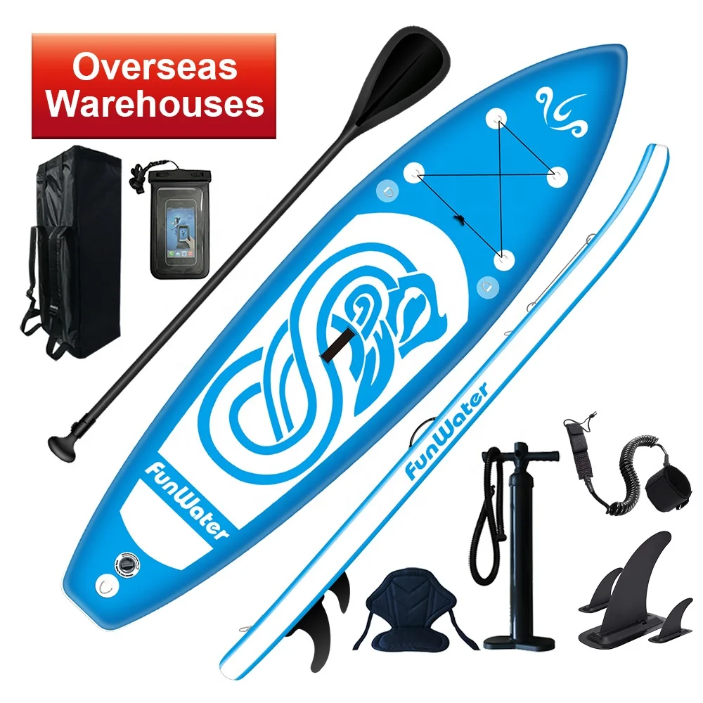 

FUNWATER Drop Shipping isup inflatable paddle board inflatable surf paddle board inflatable sup stand up paddle board