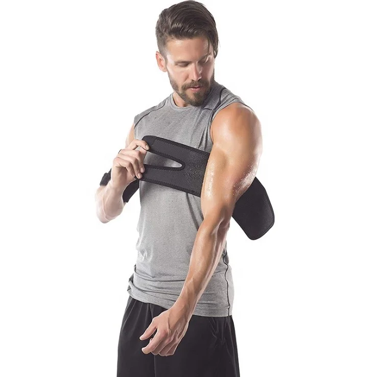 

Unisex Gym Sauna Slimming Arm Trimmer Bands for Weight Loss, Black