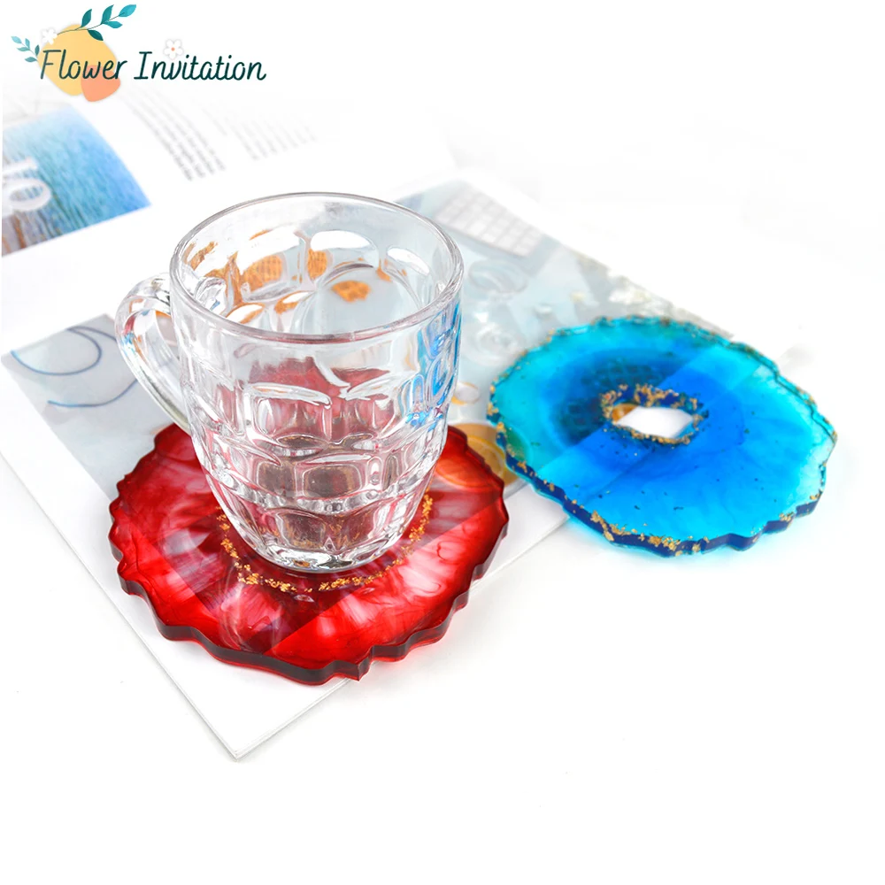 

6Pcs Cup Cushion Base Round Mold Suit Silica Gel Mold Epoxy Resin Mold DIY Material Jewelry Technology