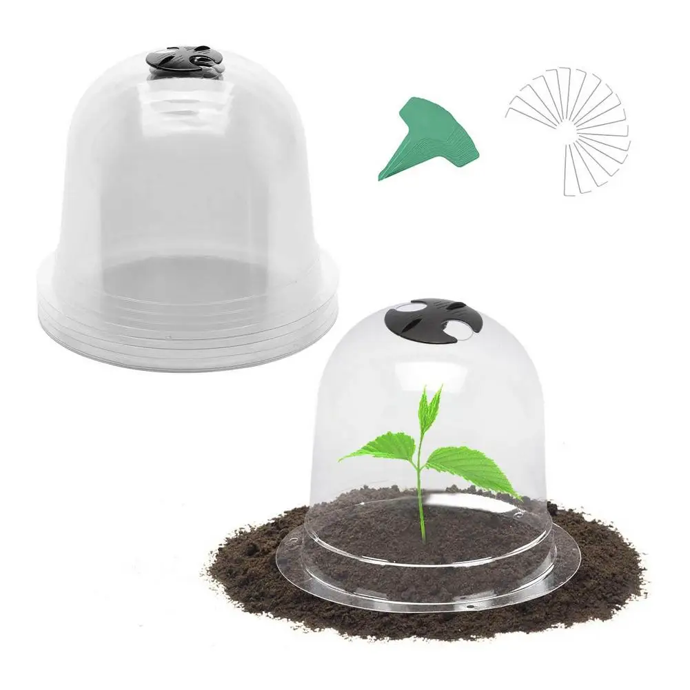 

Garden Cloche Dome Plant Bell Protector Plant Cover With Securing Nails Protective Cover For Vegetables Fruits Flower Backyard