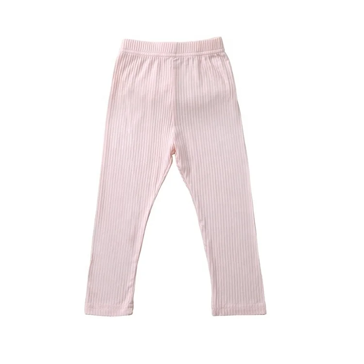 

B24464A New arrival girls pants ultra-thin leggings solid color girls elastic pants, White, gray, black, pink, blue