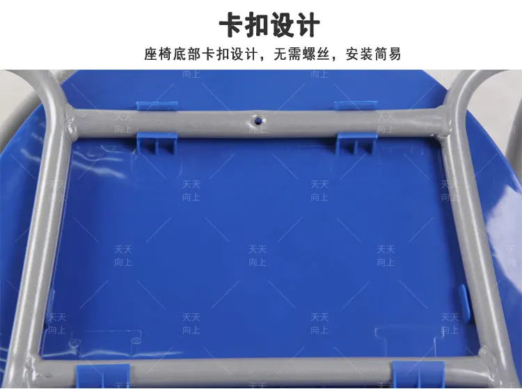 Plastic Bright Colored Chairs Stackable Modern Dining Chair 4 Leg Base Discount Restaurant Chair