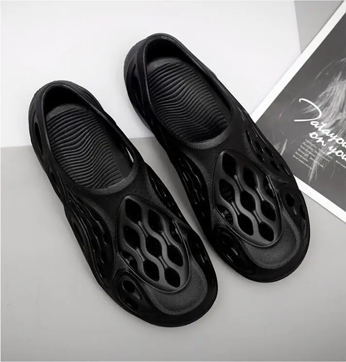 

new style Summer Breathable Beach clogs Comfortable Garden Working Shoes Unisex EVA Light Weight Clog Shoes, Grey ,black ,white