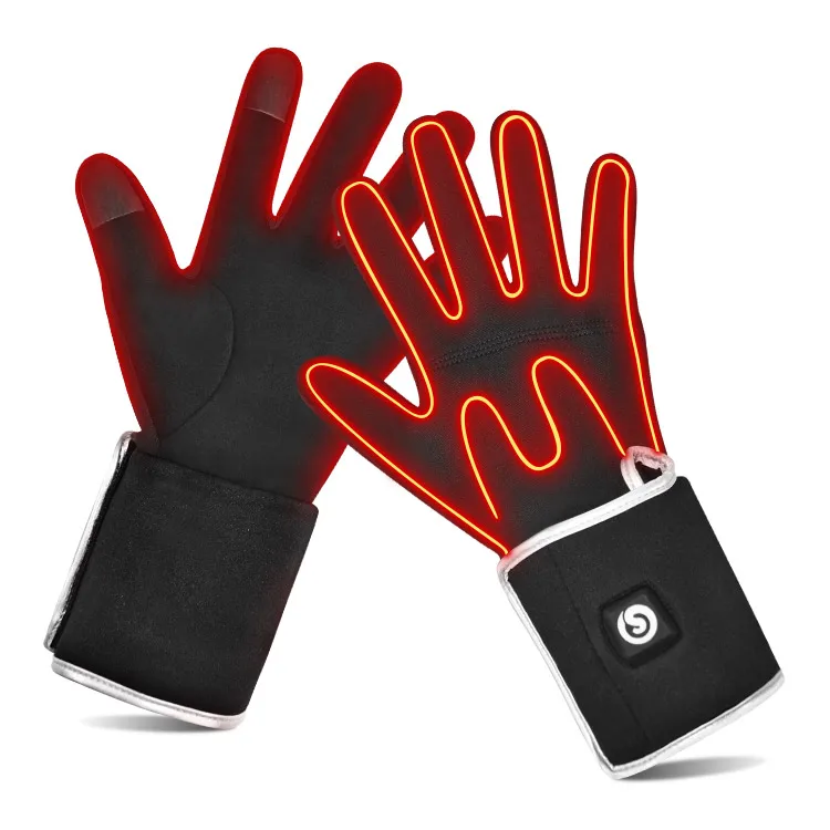 

Savior Sports Outdoor Winter Warm Men Women Rechargeable Battery Thin Heated Gloves Liners