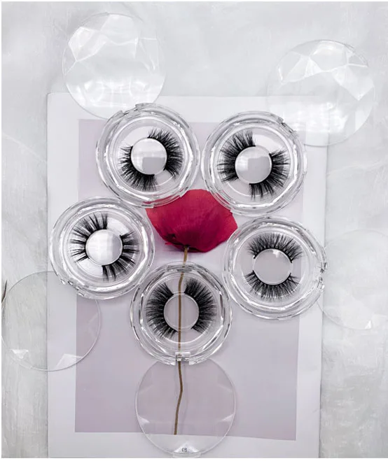 

LASHAP new style lashes natural thick full strip lashes handmade 3d mink eyelashes 3d silk eyelash vendor, Nature color black