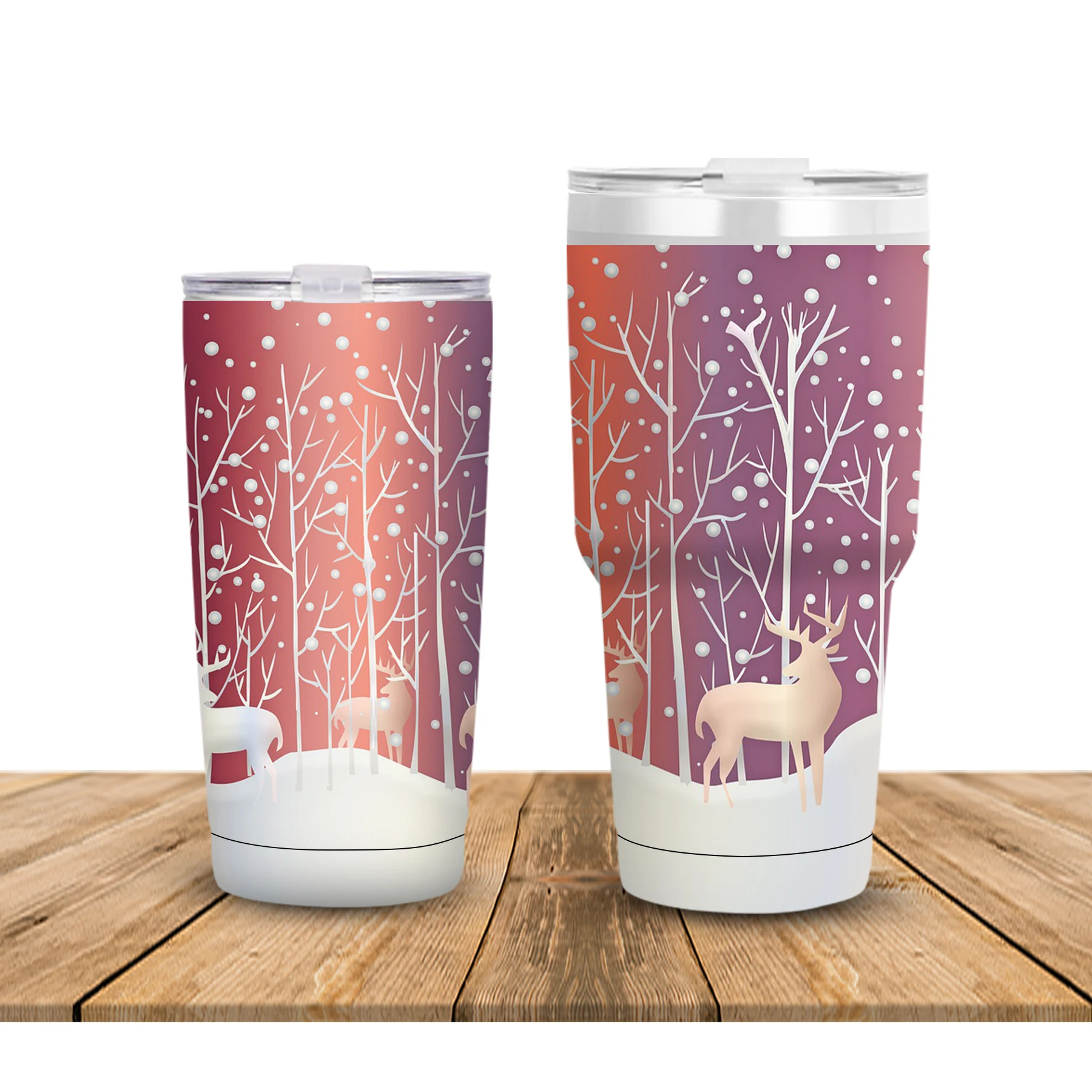 

WeVi Christmas Gift 20oz 30oz wholesale stainless steel double walled custom vacuum insulated tumbler cups in bulk, Customized colors acceptable