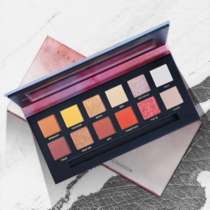 

Wholesale nake palette magic glitter color high pigment eye shadow, 12 colors