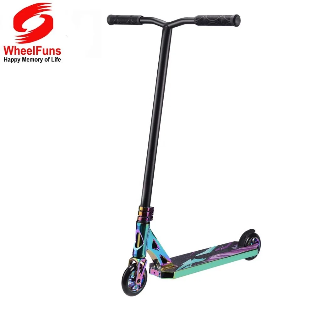 

China factory Neo rainbow stunt scooter adult with HIC System Aluminum fork trick scooter for adults
